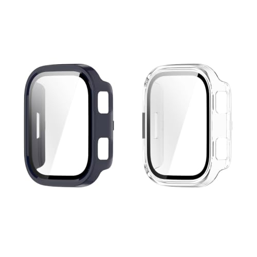 �yFaygtni�z2�F�Z�b�g Amazfit�Ή��p Bip Max�Ή��p ��̌^ �P�[�X+�K���X�t�B���� PC+�K���X�� �����ߗ� 9H�d�x �S�ʕی� �ϏՌ� �y�� ���^ �����ȒP 6�F�I�v�V���� �u���[&�N���A