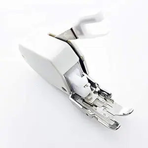 DREAMSTITCH P60400 Low Shank Walking Presser Foot with Guide for 15-91, 201, 221 Featherweigh and All Low Shank Singer Sewing Machine P60400