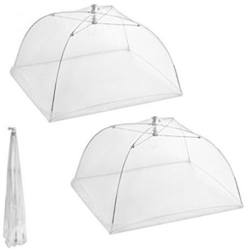 Set of 2 Large Pop Up Mesh Screen Food Cover Tents - Keep