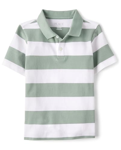 Image of The Children's Place Boys' Uniform Short Sleeve Pique Polo