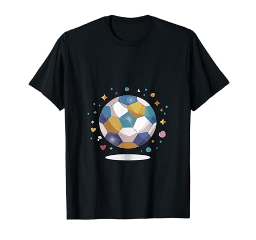 Vibrant Football – Sporty Soccer Fun T-Shirt