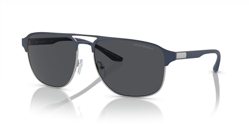 Image of Emporio Armani mens Ea2144 Aviator Sunglasses