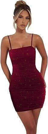Short Column Homecoming Dresses for Teens Ruched Sequin Bodycon HOCO Gown Mini Length