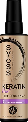 Schwarzkopf Styling Keratin Heat Protection Hair Spray, with Frizz Control,