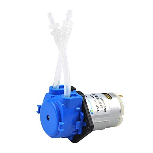 Pompe péristaltique à faible débit 12V dc Kamoer NKP liquide petite pompe | DIY de dosage pour aquarium laboratoire analytique 3mm ID x 5mm OD