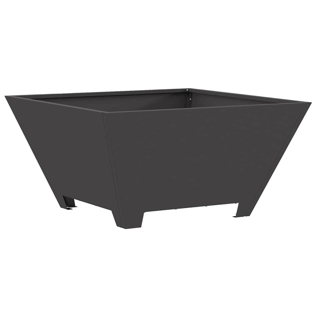 Kwadrat czarny 60 cm stal odporna na warunki atmosferyczne