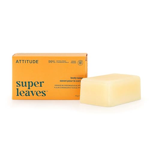 ATTITUDE Body Soap Bar, Natural Origin, Protects and Softens Dry ...