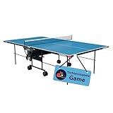 HUDORA Tischtennisplatte Game - robuste Tischtennisplatte Outdoor & Indoor - hochwertige Tischtennisplatte klappbar & wetterfest - Ping Pong Platte ideal für Einsteiger