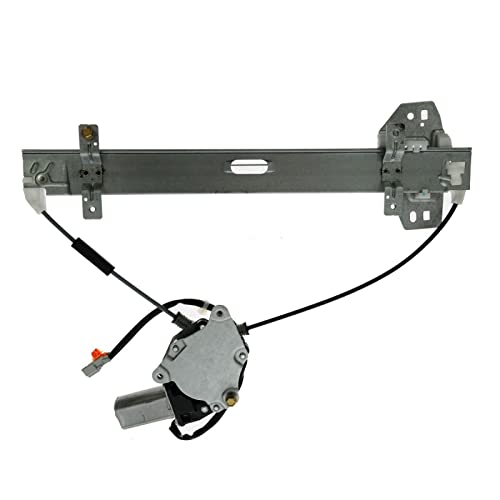 Image of TRQ Rear Right Power Window Regulator & Motor Assembly Passenger Side Compatible with 2001-2006 Acura MDX