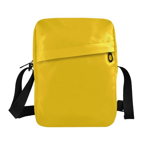small messenger bag for men Small Crossbody Bags For Women women's crossbody handbags Adjustable Strap for outdoor sports outdoor sports- Gold Solid Color Pure Plain