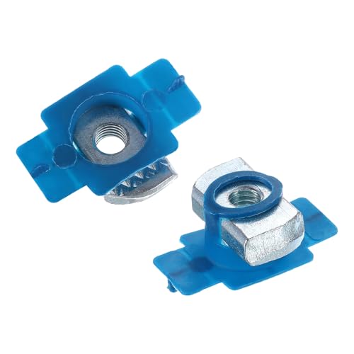 B-Line N224SS6 Spring Nut, 1/4-20, 1/4 in THK, for Use with B22, B24, B26, B32 Size Channels, 316 Stainless Steel