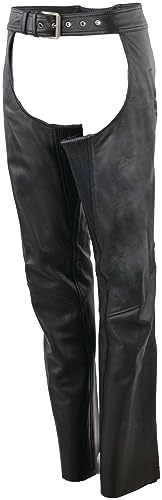 94429 River Road - Plains Leather Chaps Black Womens - 2XL