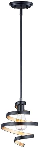 Maxim Twister-1 Mini colgante ligero - 8 pulgadas de ancho por 10 pulgadas de alto