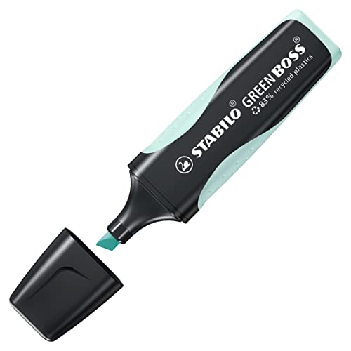 Image of STABILO GREEN BOSS Highlighter Pen | 1 Piece | Pastel Touch of Turquoise