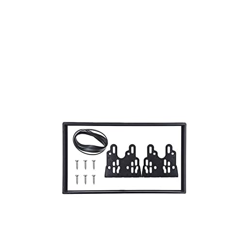 fangyuan 2 Din bil Fascia Radio Fit för BMW X5 E5 E39 Frame Head Panel Plate Dash Mount Omgiven Installation Kit (Size : 178 x 102mm)