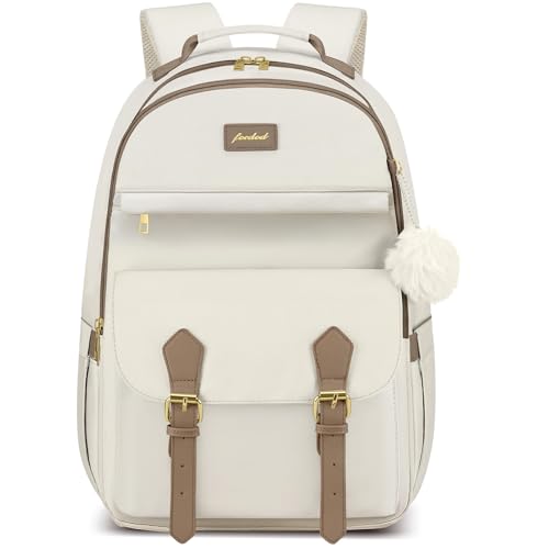 Focdod Mochila escolar para meninas e meninos: mochilas universitárias para laptop de 15,6 polegadas mochila fofa casual de viagem para adolescentes de 14 a 16 anos, leve, impermeável, mochila escolar