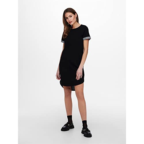Name IT Jdyivy S/S Vestido para Mujer Jrs Noos, Negro, M