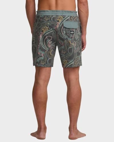 Billabong Men's Standard Good Times Lo Tide Boardshorts - Light Weight and Quick Drying Elastic-Waist Shorts3