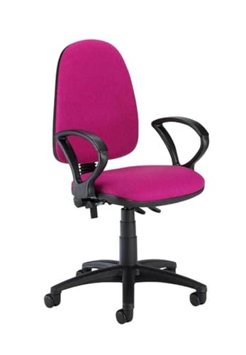 Image of FC Revolving Executive Desk Task Computer Office Ergonomic Living Room Home & Study Office Revolving Chairs (Pink)