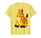 Giraffe Shirt Adult Kids Men Women Giraffe Costume T-Shirt