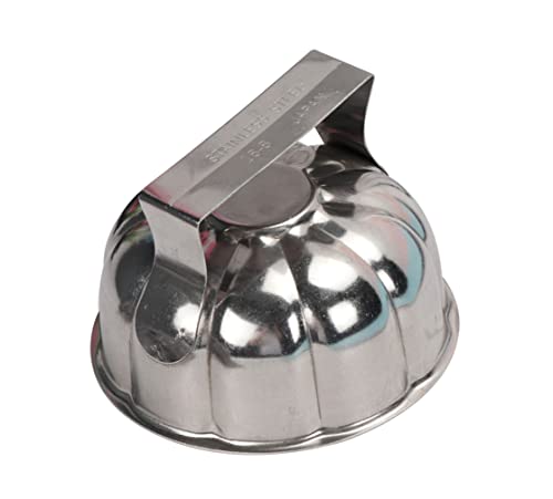 UXOWOXU Stainless Steel Flower Petal Shape Fried Rice Press Mold & Egg Fried Rice Press Cutter for Dish Up Decoration