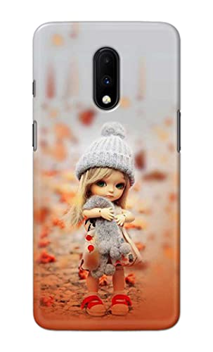 Image of PRINTFIDAA Doll Cute Girl Amazing Beauty Little Kid Child Playing Hard Back Cover for OnePlus 6T / OnePlus 7 Back Cover -(P6) KAT1001