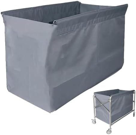 Waterproof Laundry Cart Liner Bag - Removable Oxford Cloth Storage for Rolling Basket, Perfect Organizer for Clothes & Laundry Accessories 77x43x60cm/30x17x24in