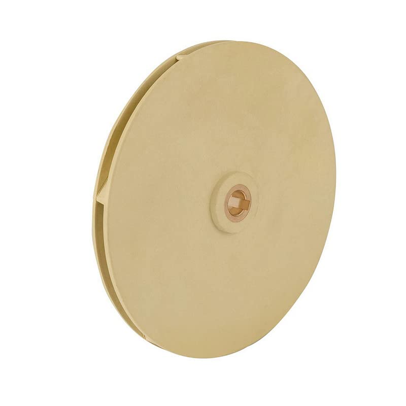 Wasserpumpenlaufrad, Kunststoff, PPO, selbstansaugende Zentrifugaldruckpumpe, Edelstahlpumpe, mechanische Reparaturteile (125 x 10 mm)