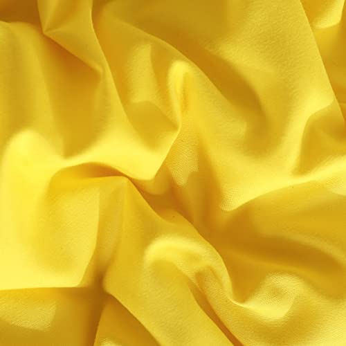 Image of NTBAY Queen Duvet Cover Set, 1 Duvet Cover and 2 Pillow Shams, Soft Brushed Microfiber Comforter Cover with Zipper Closure, Yellow