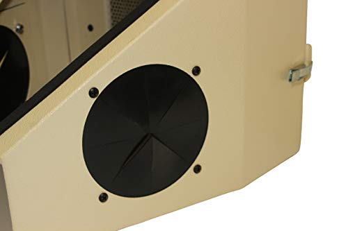 Buffalo Dental Portable Opti Workstation Cabinet - Large Viewing Window, For Laboratory Tools Sandblasting Machines, Air Blast Equipment, with Suction, 120 V AC, 11 x 8.5 x 12 Inches, 14 lbs (36560)