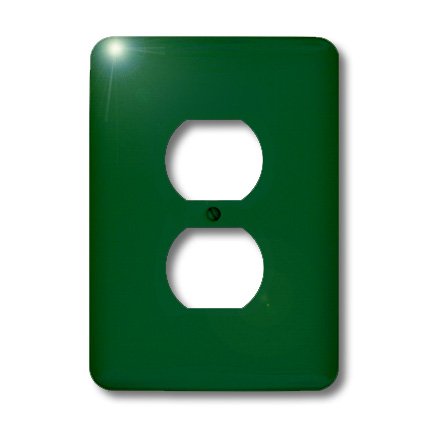 Couvercle d'interrupteur vert forêt 3dRose pour décoration murale chambre