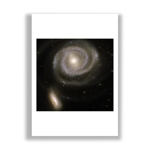 Télescope Hubble impression art NGC 5754 idée cadeau astronomie L