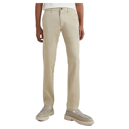 Tommy Hilfiger Herren Hose Bleecker Printed Structure Chino, Beige (Batique...