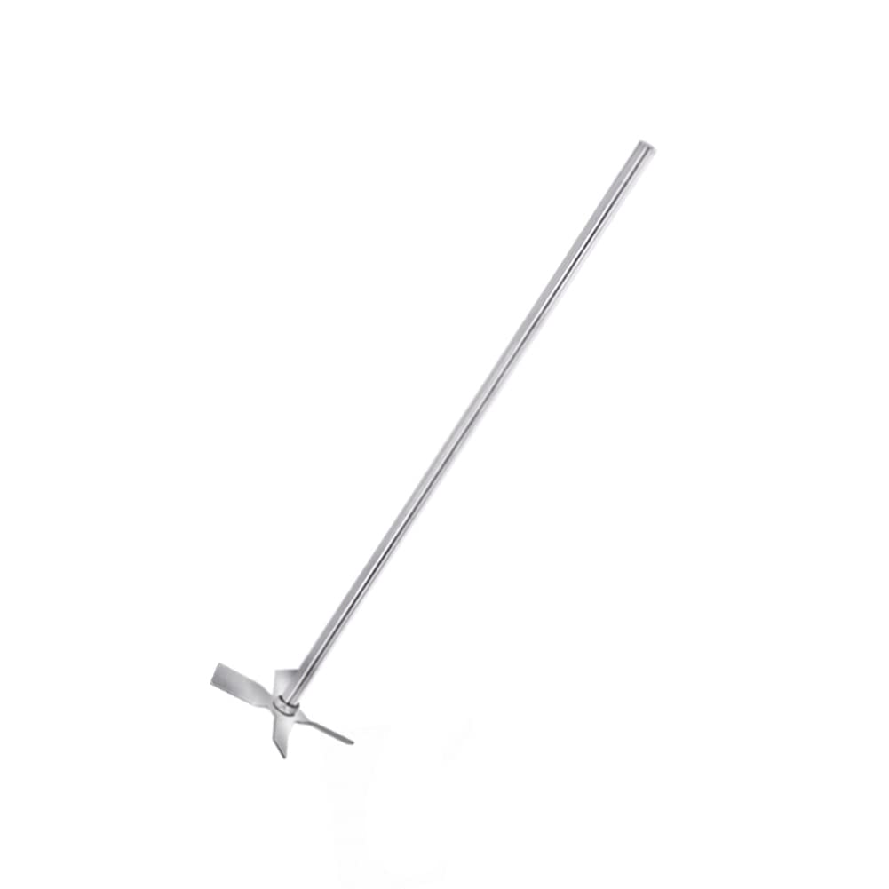 Rostfreie Stahlrührer Spiral Rühre Stangen Labor Industriell Rühren geeignet zum Mischen von Flüssigkeiten mit niedriger Viskosität,B(30/0.8/5cm)