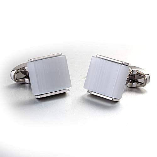 Daesar Set de Mancuernas Vintage para Hombre Cuadradas miniatura 2