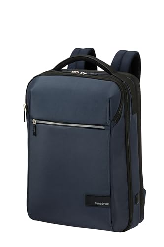 Photos - Backpack Samsonite Mens Litepoint  Blue Blue Laptoprucksack erweiterbar 17 