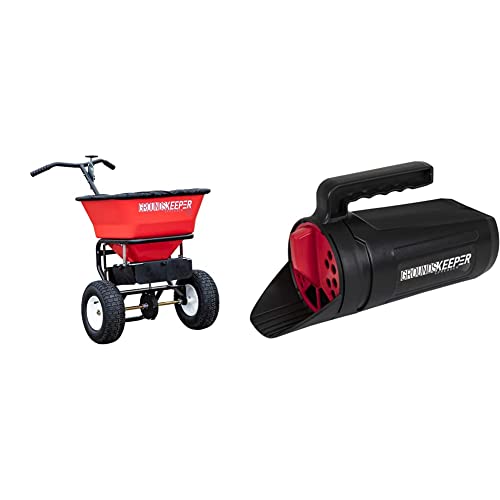 Image of Buyers Products Professional Grade Grounds Keeper Walk Behind and Hand Spreader for Snow Rock Salt