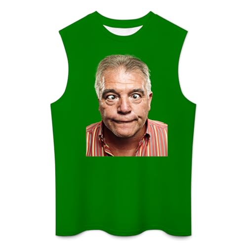 Custom Sleeveless Shirt for Men with Crewneck Design Your Picture Logo Text Mens Tank Tops Personalized Gifts for Dad4