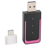 Luocute 2 In 1 Wireless CarPlay- und -Autoadapter, die Verdrahtet In Wireless mit 5.0, WLAN, Plug & Play, Fast Auto Connect, Stabile Verbindung, Keine Verzögerung (CP508B)