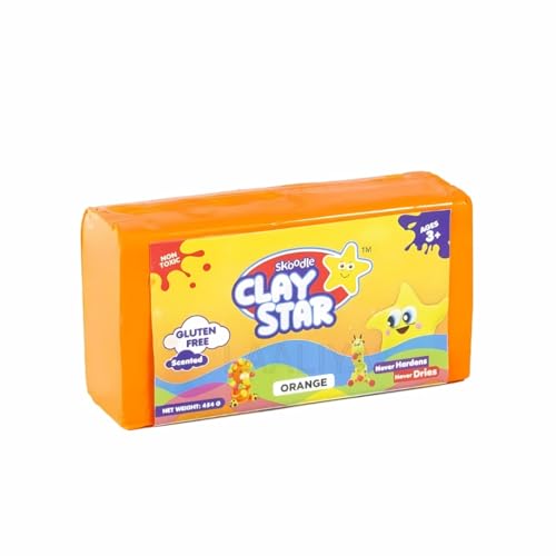 Image of Super Soft Air-Dry Craft Clay for Kids - Non-Toxic, Gluten-Free Modeling Dough Bar for Sculpting, Moulding, Art & School Projects - Never Hardens, Smooth Texture Sensory Play Clay for Children