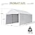 Gardesol Carport, 10' x 20' Heavy Duty Carport with Roll-up Ventilated Windows, Portable Garage with Removable Sidewalls & Doors for Car, Truck, Boat, Car Canopy with All-Season Tarp, White