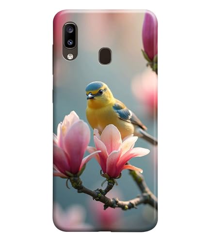 Image of Sparrow Birds Nature Printed Hard Back Case Cover Compatible for Samsung Galaxy M20 (Multicolor) - D1669