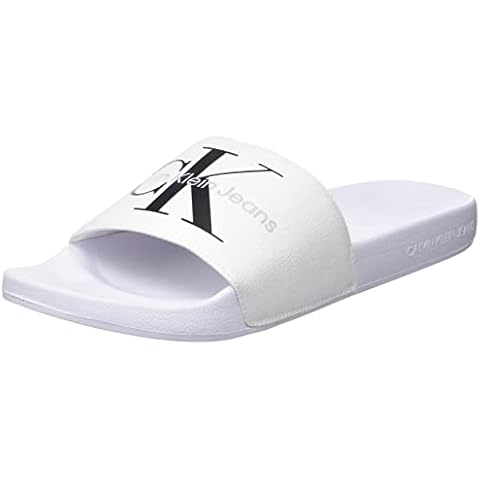 Calvin Klein Jeans Herren Badeschuhe Slide Monogram Co Badelatschen Cover