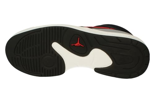Image of NIKE Jordan Stadium 90 Men's Shoes (FZ4184-010, Black /White /Cement Grey /Fire Red) Size 11