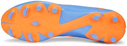 PUMA Men's FUTURE PLAY FIRM GROUND/ARTIFICIAL GROUND Soccer Cleat, Blue Glimmer-PUMA White-Ultra Orange, 12 | Image 2