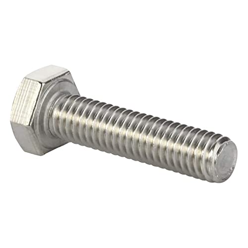 Image of 2 Pcs M14 Hex Bolt M14-2 x 120mm UNC Hex Head Screw Bolts A2-70(304) Stainless Steel Fully Threaded Hex Tap Bolts (304 ss;M14 x 120mm)
