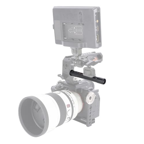 Image of NICEYRIG 5 Inch 15mm Rod Aluminum Alloy Cheese Rod with 1 /4 3 /8 Locating Holes Applicable for DSLR 15mm Rod Rail System - 544