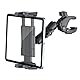 OHLPRO Laufband Tablet iPad Halter, Tablet Halterung für Mikrofonständer, Fahrrad Tablet Handyhalterung 360° Einstellbare, iPad Halterung Mic Ständer für 5-13 Geräte, iPad, Galaxy Tabs, iPhone