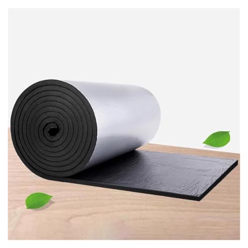 Rotolo isolante in schiuma di alluminio riflettente autoadesivo, spessore 10 mm, pannelli riflettenti termici per pavimenti, tetti, porte di garage e camper, barriera termica per la massima efficienza