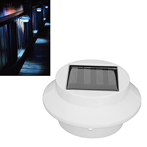 Topyond Lampe solaire à 3 LED pour avant-toit pour jardin extérieur, éclairage automatique du crépuscule à l'aube, conception étanche pour toit,...